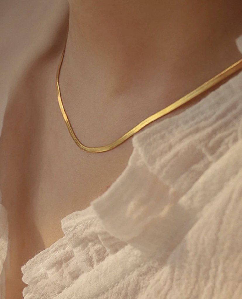 Minimalist Gold chain necklace Women s Fashion Jewelry