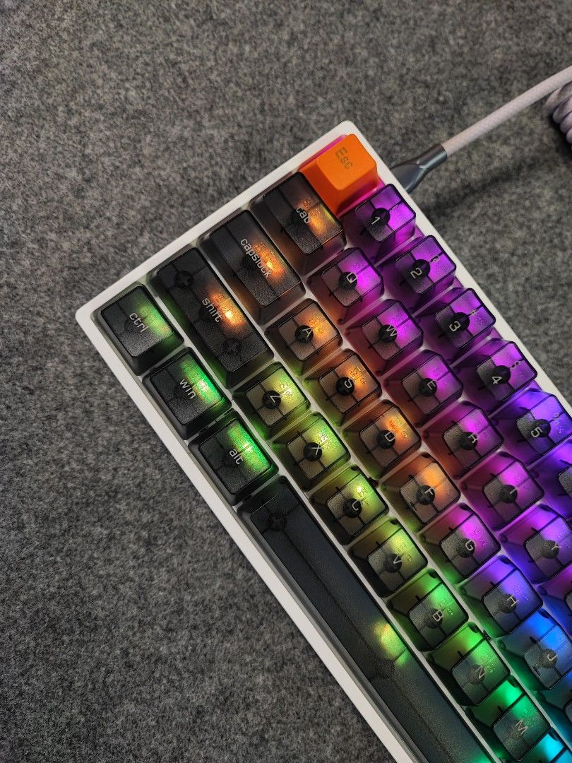 Modded Skyloong GK61 Wired RGB Hotswappable Gaming Mechanical Keyboard