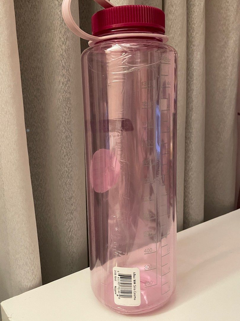 Pink Nalgene nalgene 1.4l water bottle brand new (pink), Furniture & Home Living ...