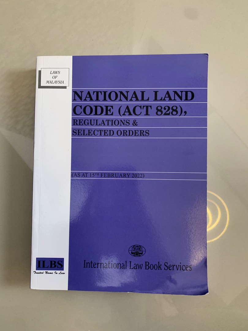 national-land-code-act-828-hobbies-toys-books-magazines