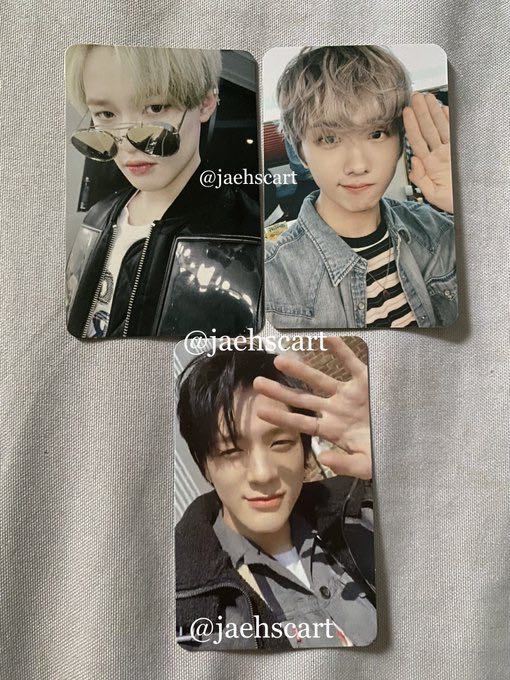 Nct dream assorted photocards (chenle empathy dream ver, jisung mumo