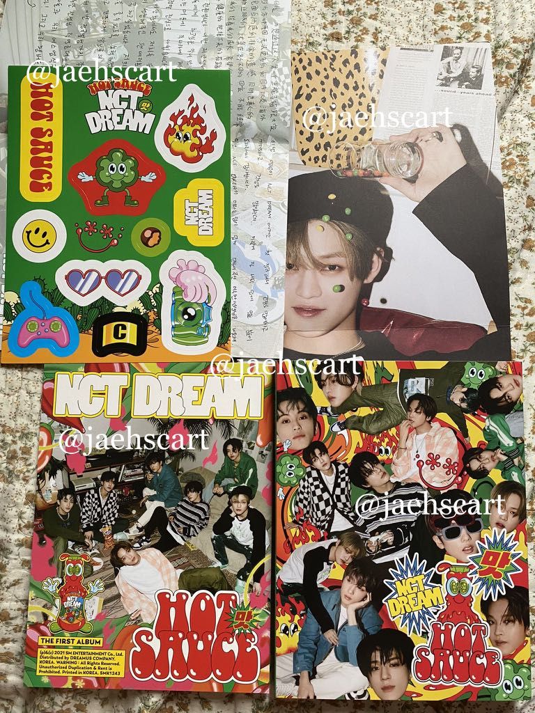 Nct dream assorted photocards (chenle empathy dream ver, jisung mumo