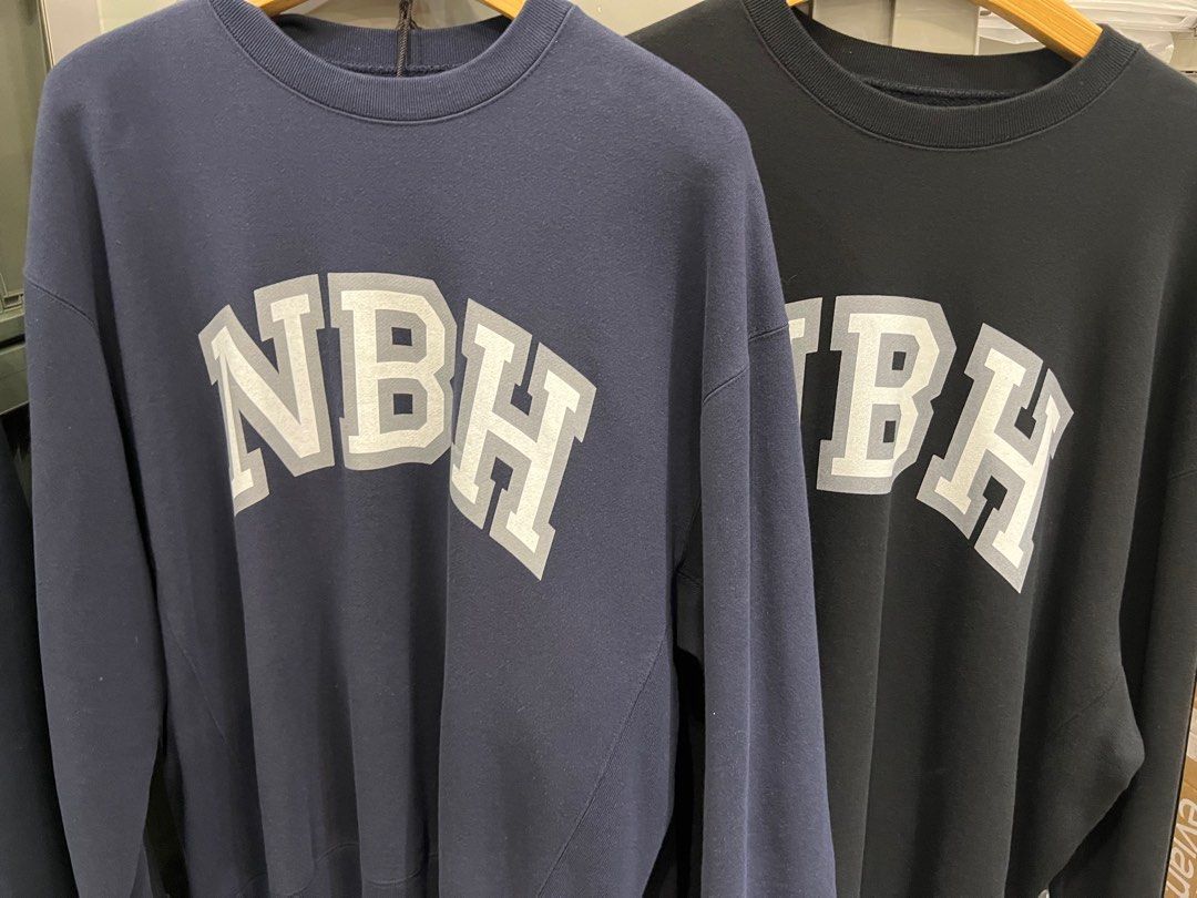 NEIGHBORHOOD COLLEGE-S CREWNECK LS . CO, 女裝, 上衣, 長袖衫- Carousell