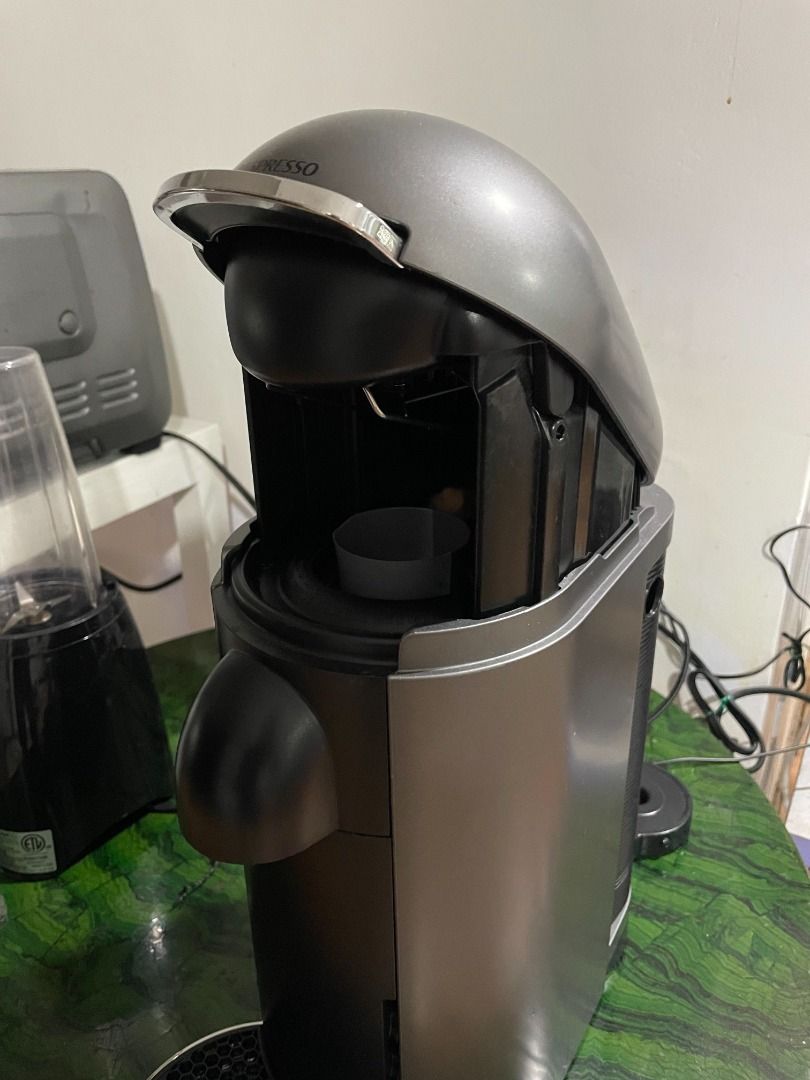 Nespresso VertuoPlus Coffee Maker/Machine (Grey) [U.S. Version], TV