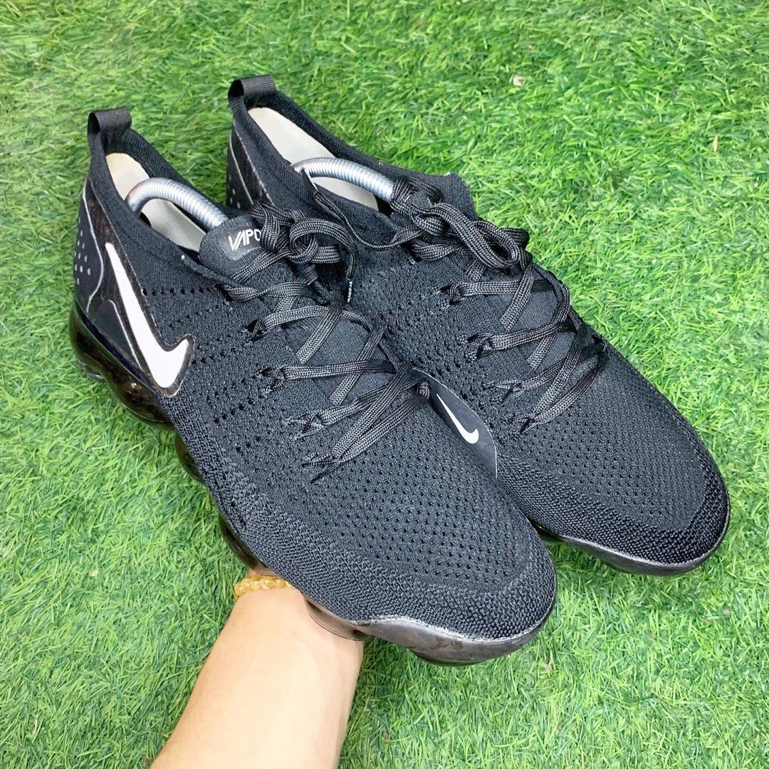 Nike vapormax black white tick discount