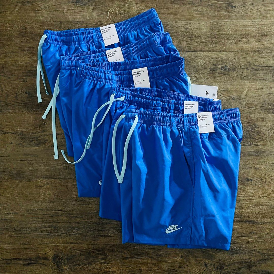 nike retro woven short blue