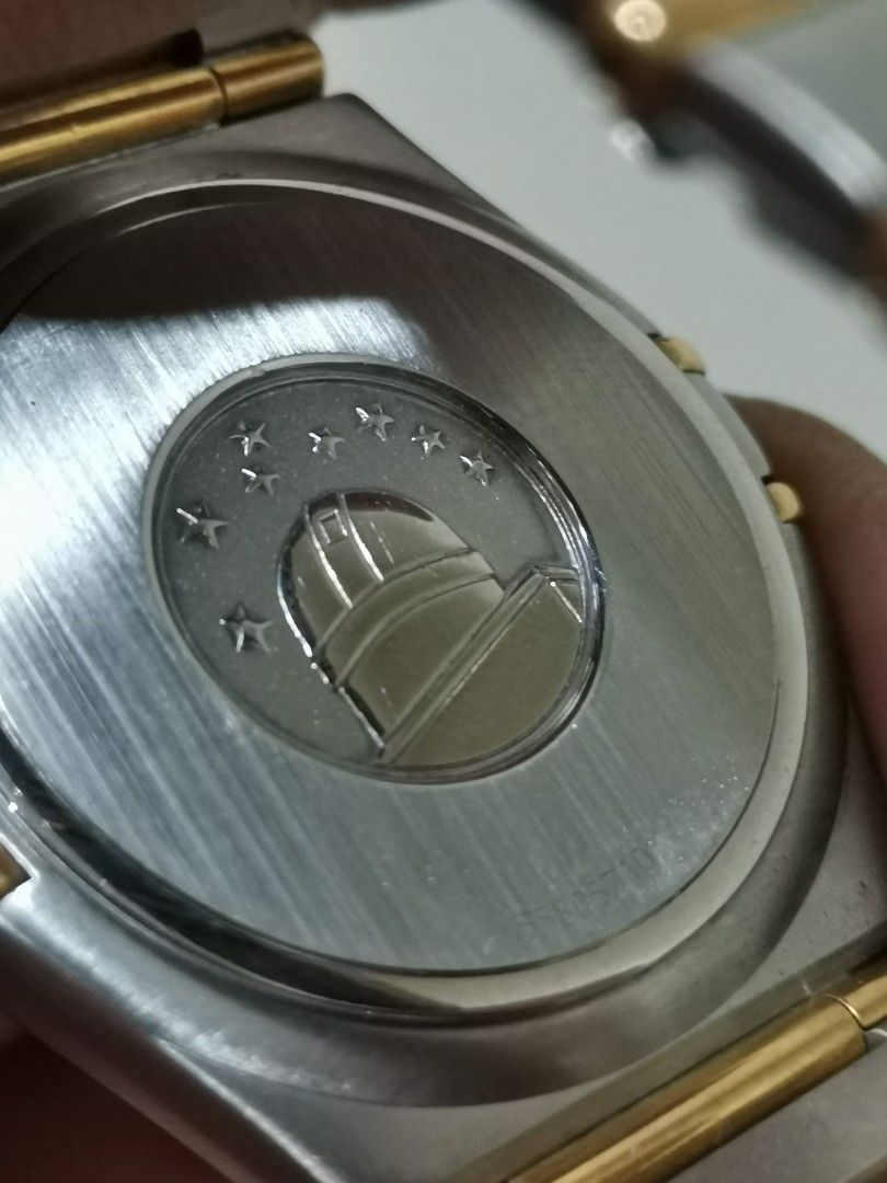 Omega Constellation Watch |Credit Card Accepted (Category: Luxury Watches) located in Bacoor. Submitted by bogs2 (Listing ID 1213442993, Image 3). Description: Omega "Constellation" quartz in stainless steel case with 18kt yellow gold bezel and 18kt gold cap links. Champagne dial. Domed sapphire crystal..