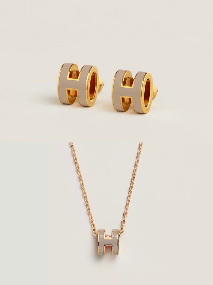 Hermes Pop H necklace and earrings