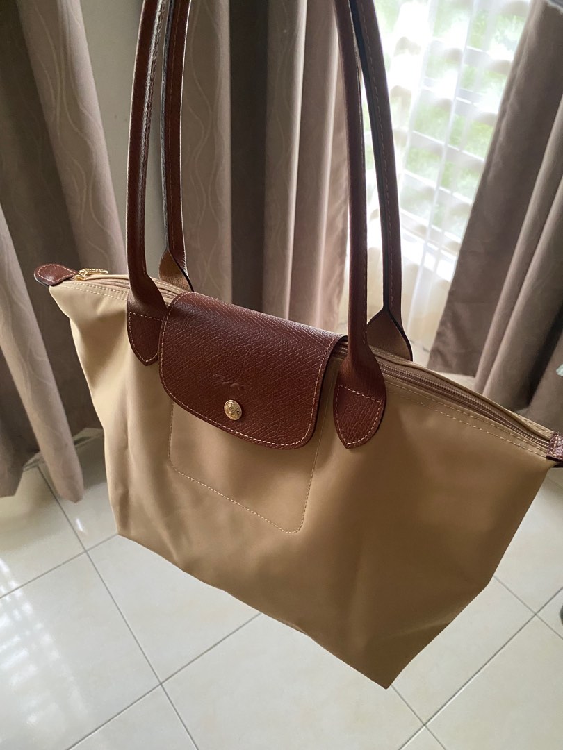 Beige longchamp le pliage 2025
