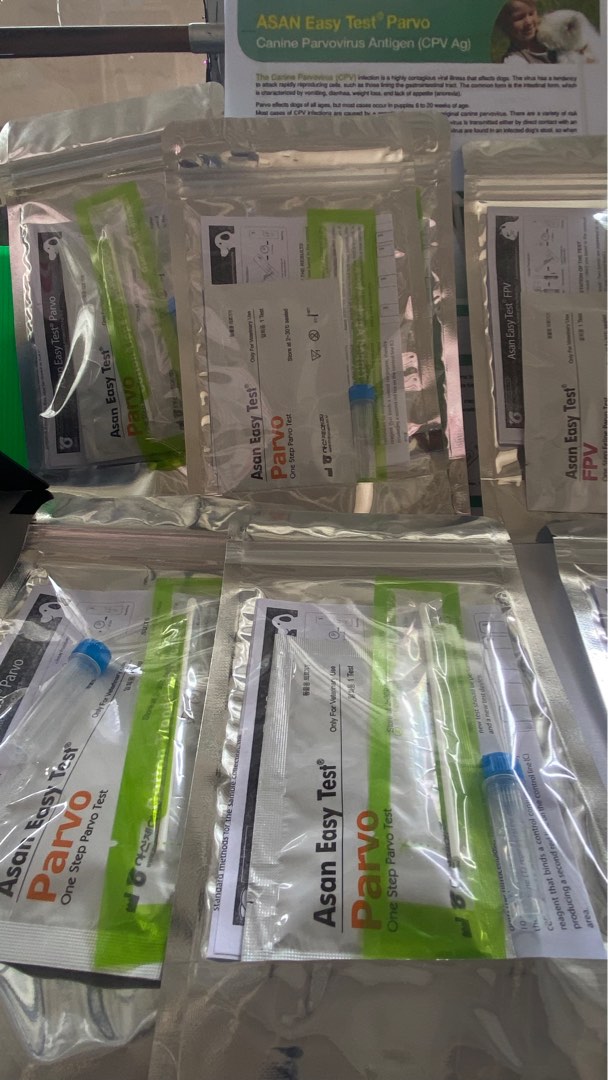 Pet parvo test, Pet Supplies, Homes & Other Pet Accessories on Carousell