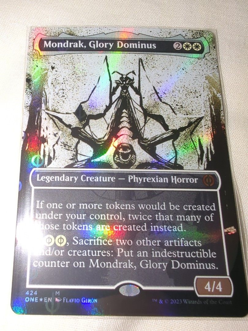 Phyrexia: All Will Be One Variants Foil: Mondrak, Glory Dominus (424 -  Step-and-compleat)