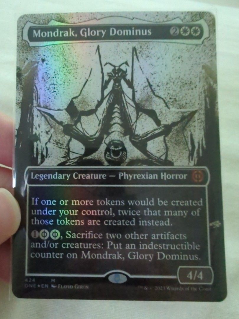 Phyrexia: All Will Be One Variants Foil: Mondrak, Glory Dominus (424 -  Step-and-compleat)