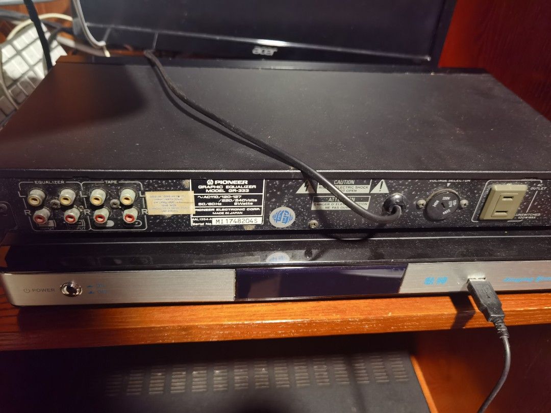 Pioneer GR333 Graphic Equalizer, Audio, Other Audio Equipment on Carousell