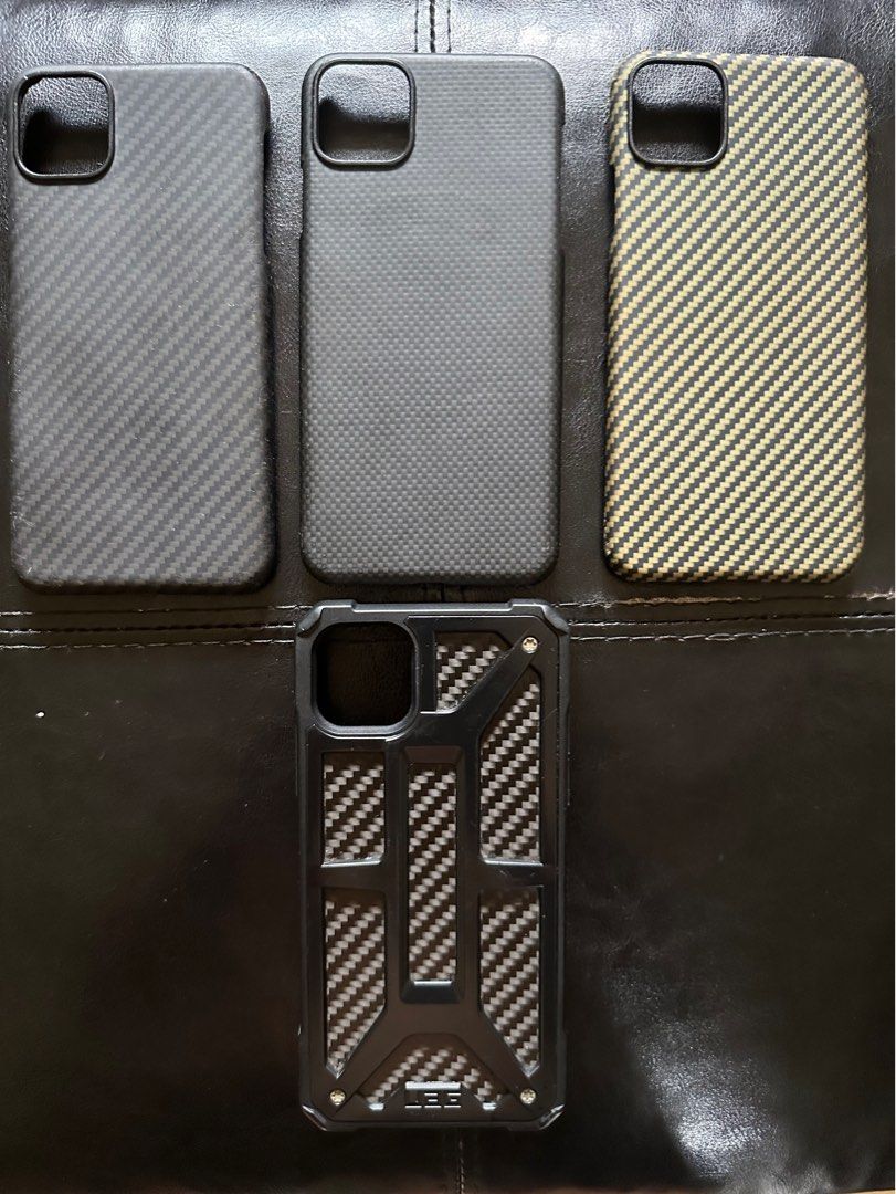 Pitaka and UAG Carbon Case for iPhone 11 Promax (Category: Cases & Sleeves) located in Cainta. Submitted by bobbully (Listing ID 1213445829, Image 1). Description: 5000 - 3 Pitaka and 1 UAG Carbon Case ( Original) 1500 each .