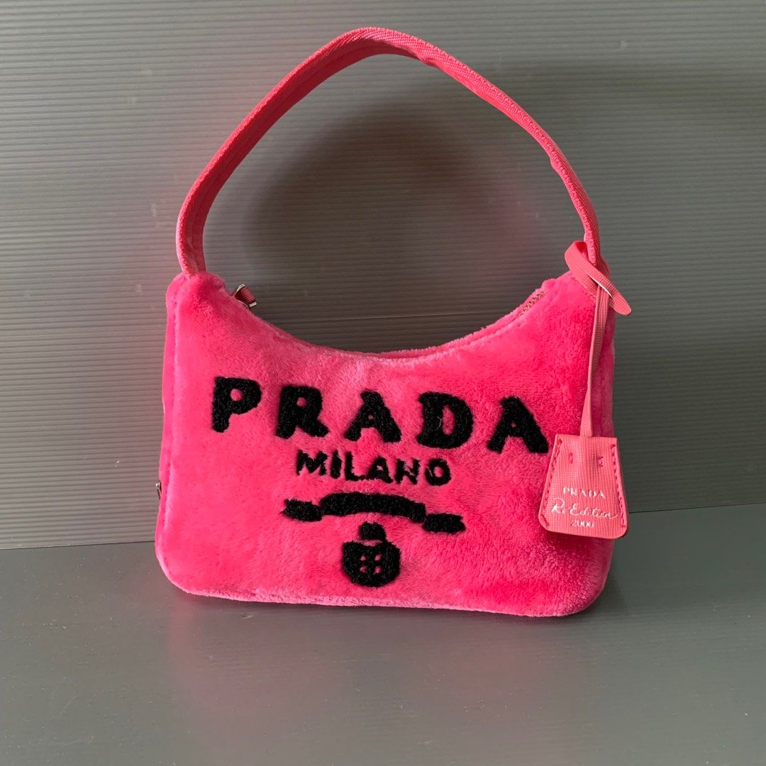 Prada Hobo Dinner Bag, Luxury, Bags & Wallets on Carousell