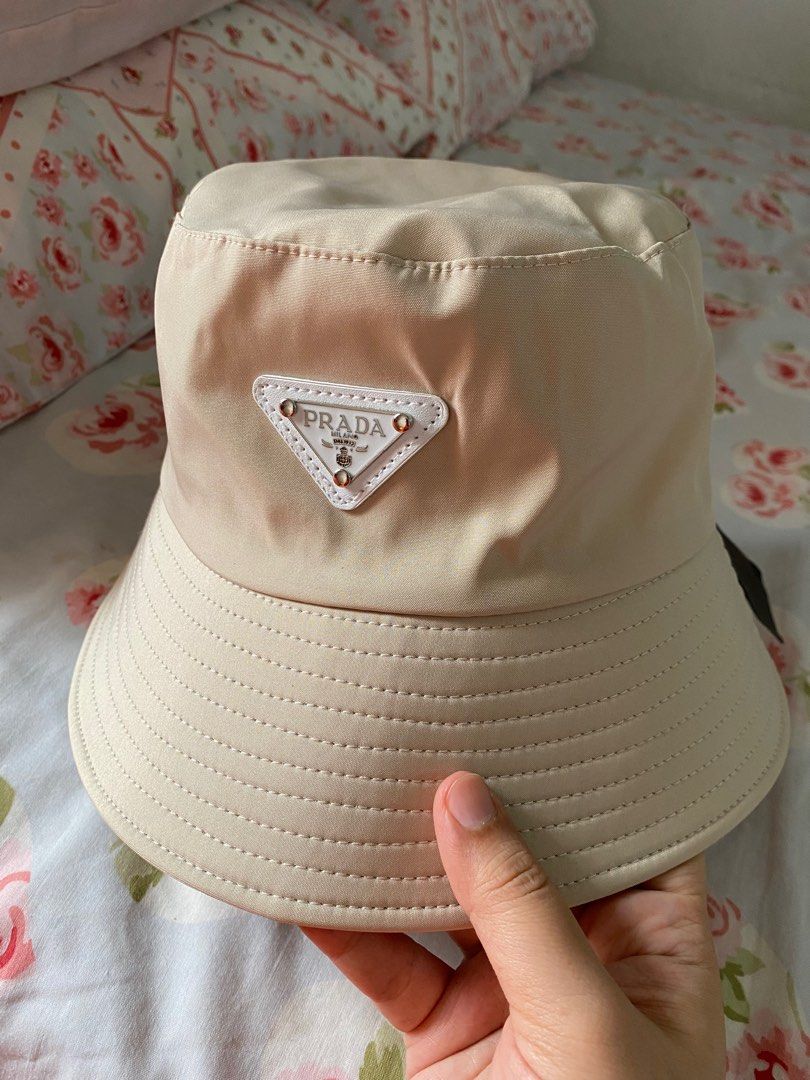 Prada bucket 2025 hat nude