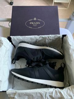 Prada Neoprene Black Sneakers