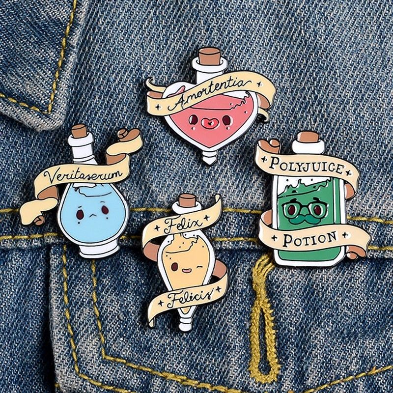 [PO] Cheap & Cute Enamel Pins [Harry Potter / Magic / Potions ...