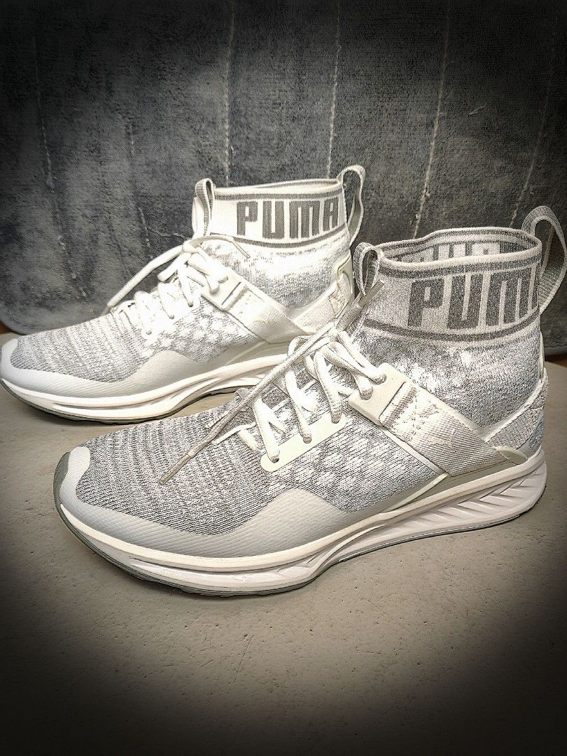 Puma ignite evoknit new arrivals 3 kids silver