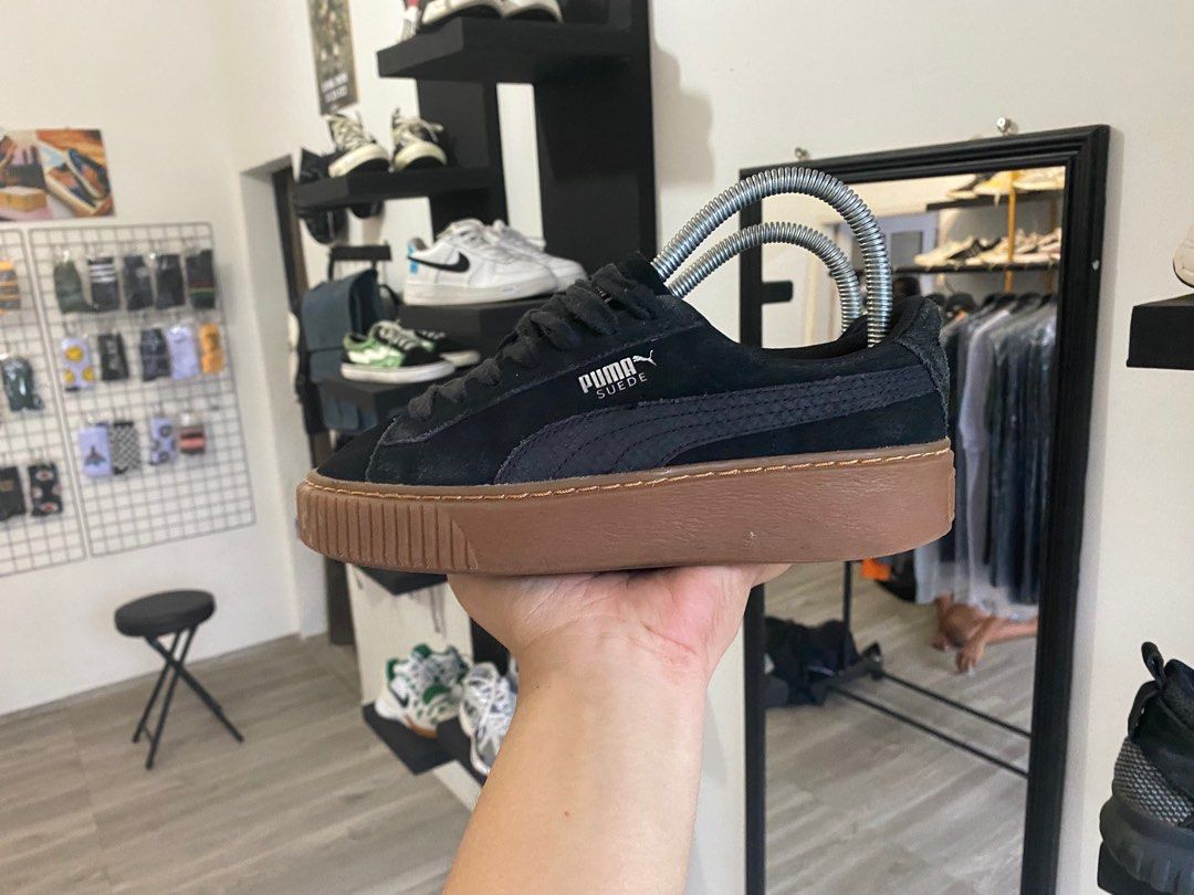 Puma suede platform shop animal noir