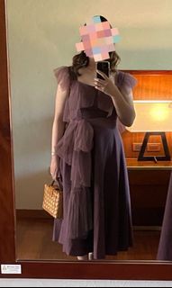 Purple/ Lilac Bridesmaid dress (Linen)