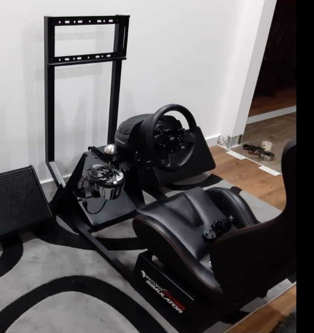 Whitebox Racing Simulator + Thrustmaster T300RS GT Edition + TH8A Shifter,  Hobbies & Toys, Toys & Games on Carousell
