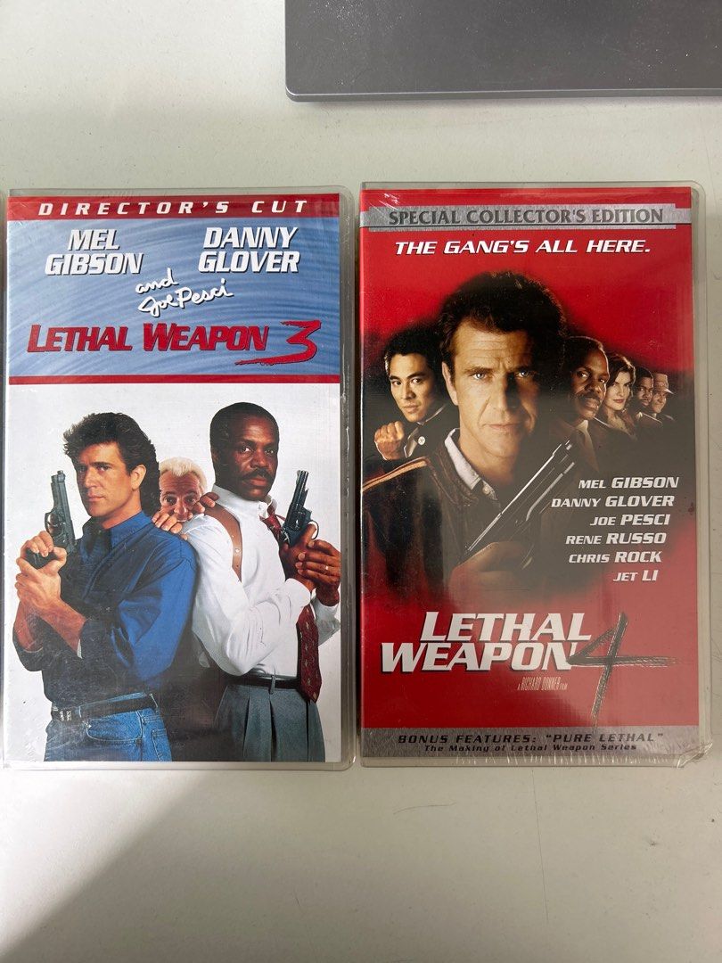 RARE Videotape Cassette - Lethal Weapon Series, Hobbies & Toys ...