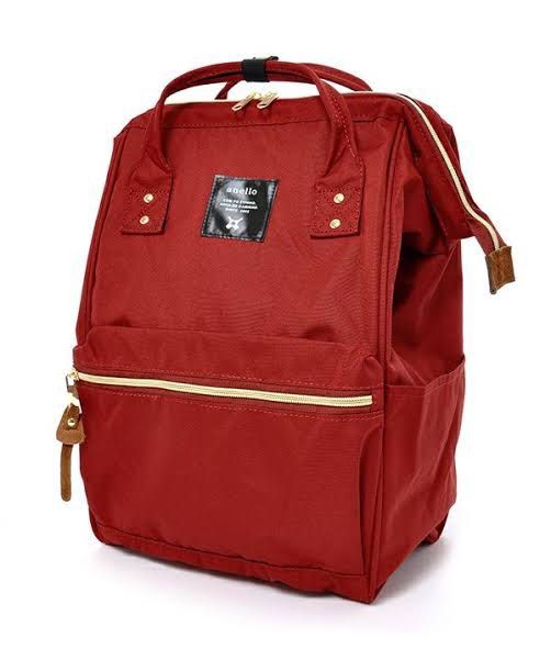 Red Anello Backpack (Japan Original), Women's Fashion, Bags & Wallets