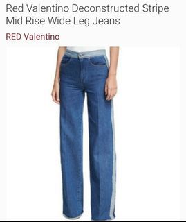 Red Valentino Wide Leg Jeans