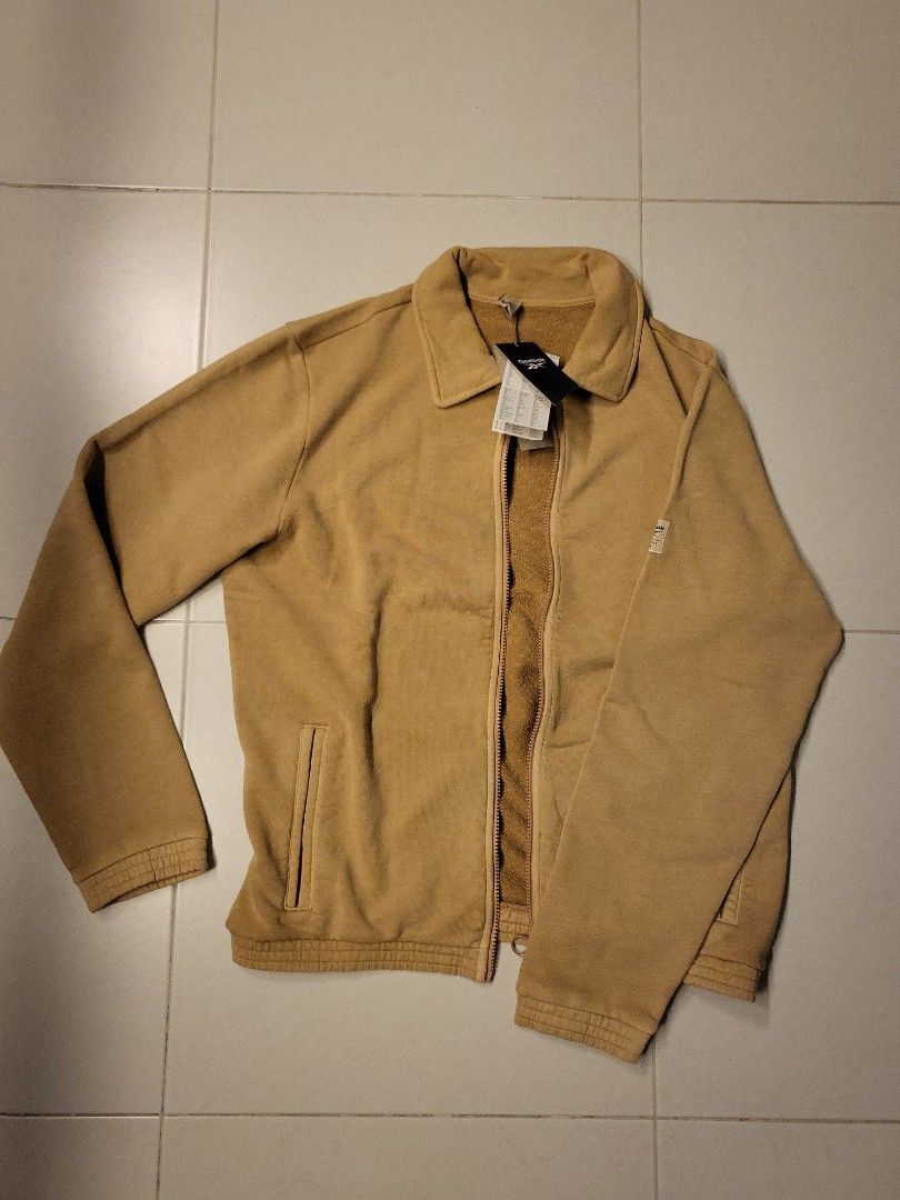 Reebok corduroy track best sale top
