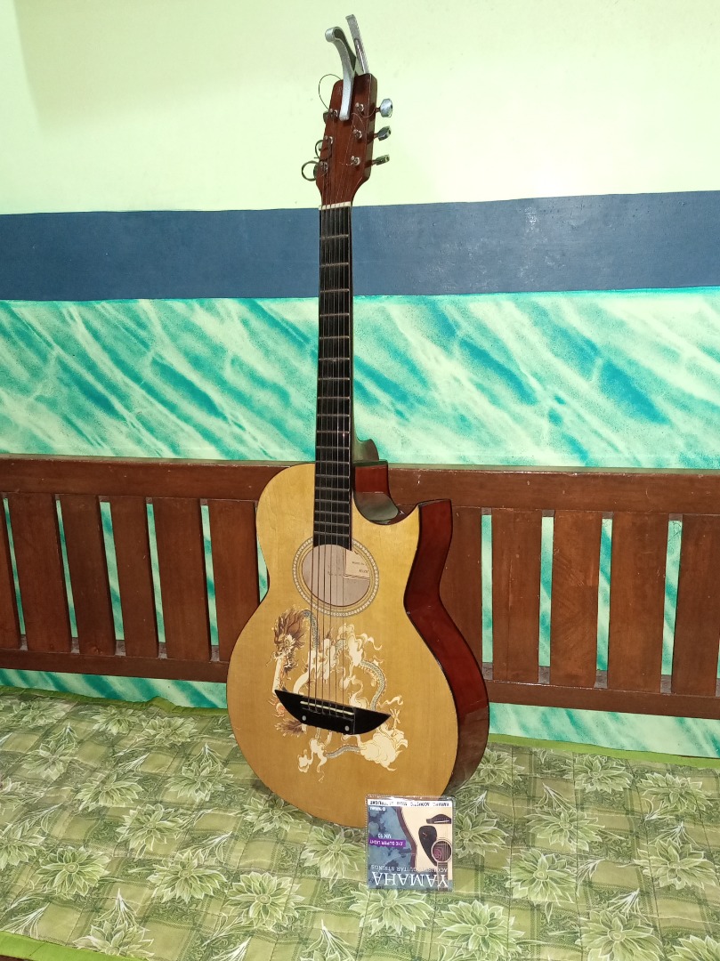 Rockstar Acoustic Guitar Hobbies Toys Music Media Musical