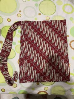 Rok lilit batik pendek