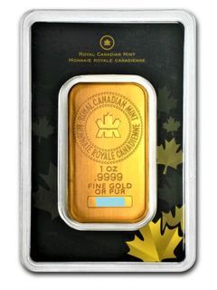 (Consignment) [Legacy Collectibles] Royal Canadian Mint Gold Bar - 1 oz