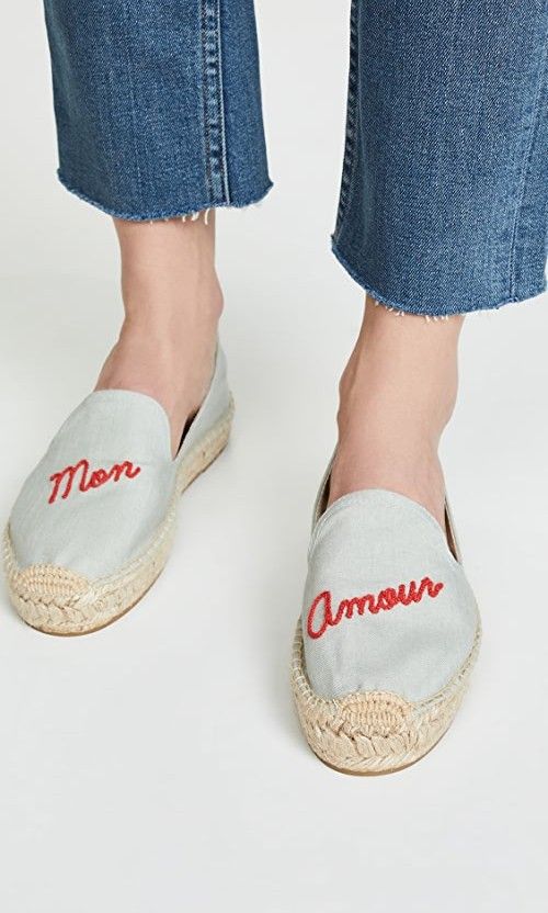 RRP USD 85 Soludos Mon Amour Smoking Slipper Espadrilles Women s