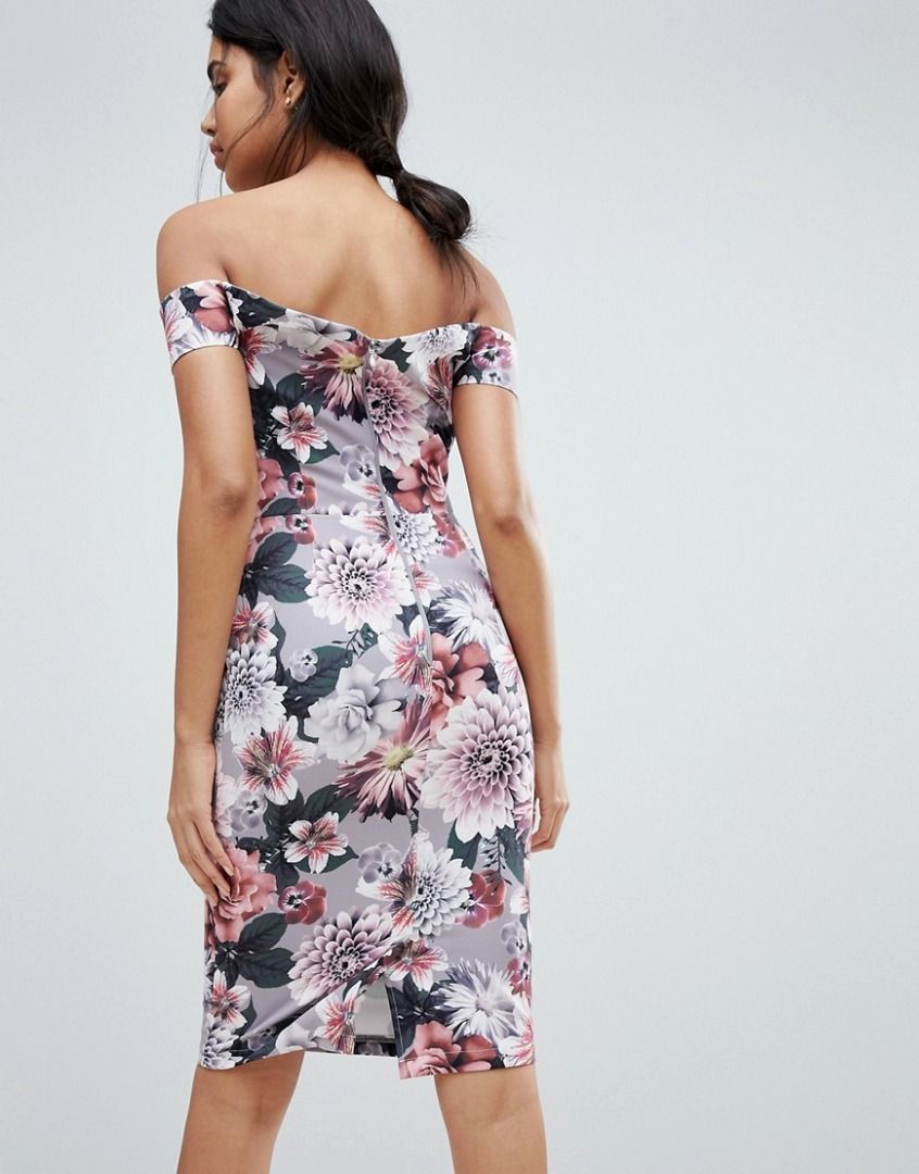 Paper dolls sale floral bardot dress