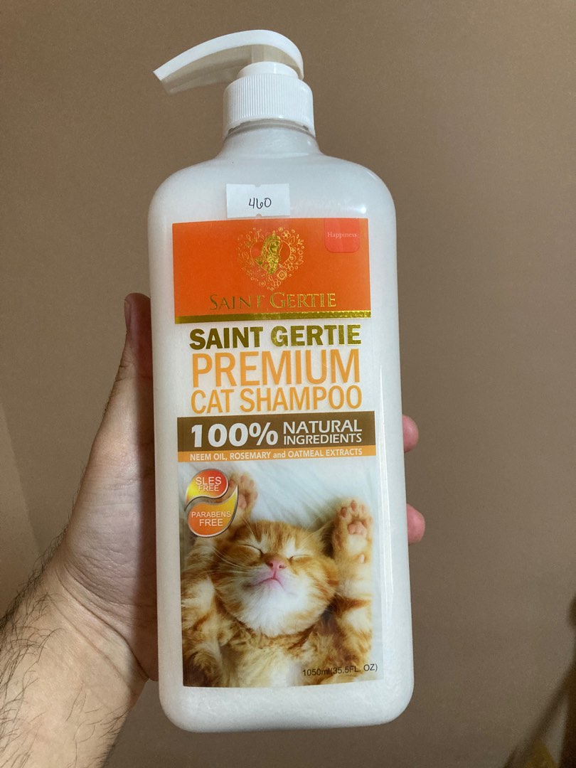 Saint Gertie Cat Shampoo Happiness Scent 1050ml, Pet Supplies, Health