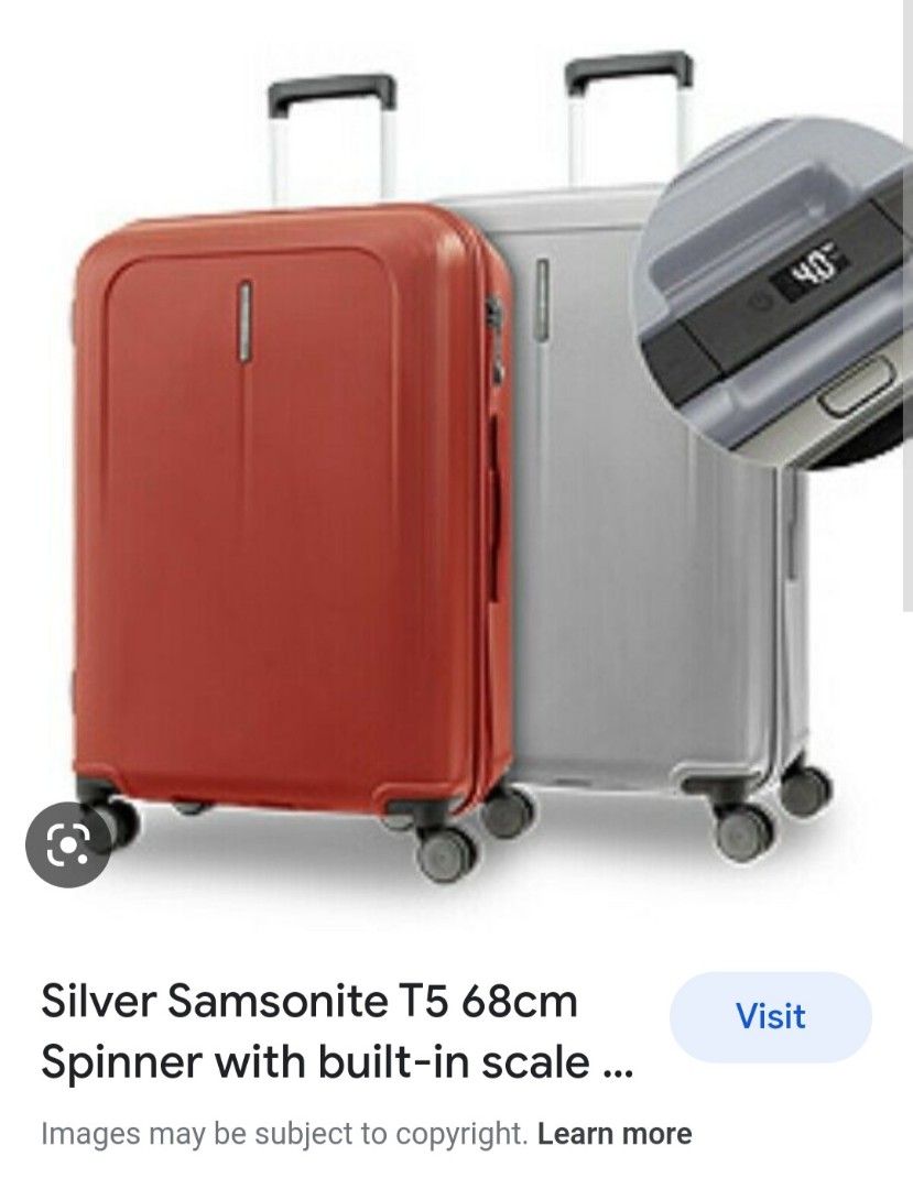 SAMSONITE T5 SILVER Hobbies Toys Travel Luggage on Carousell
