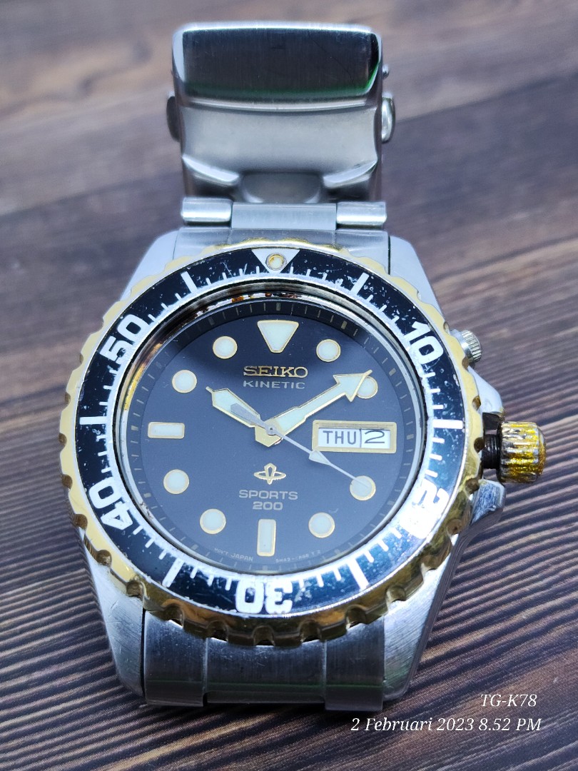 Seiko Kinetic Fesyen Pria Jam Tangan Di Carousell