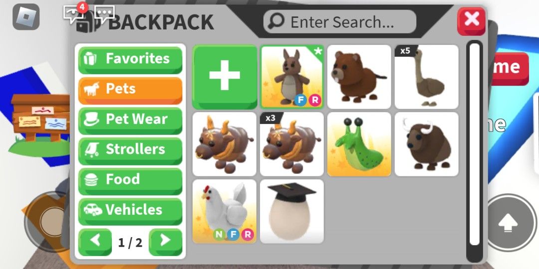 Selling adopt me pets, Video Gaming, Video Games, Others on Carousell