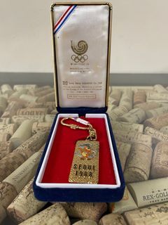 Seoul 1988 Olympic Gold Plated Key Ring