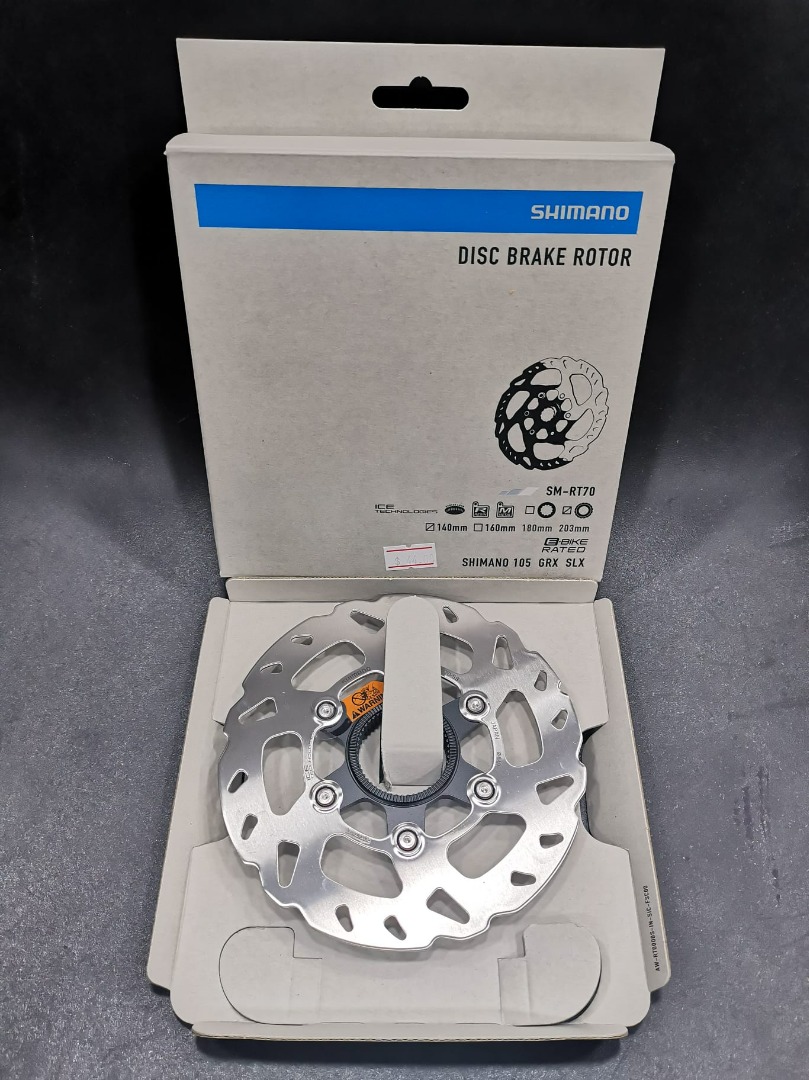 Shimano 105 GRX SLX Center Lock Disc Brake Rotor SM-RT70 External ...