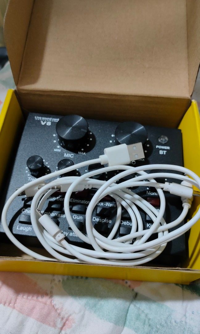 Singing Live Sound Card, Audio, Other Audio Equipment on Carousell
