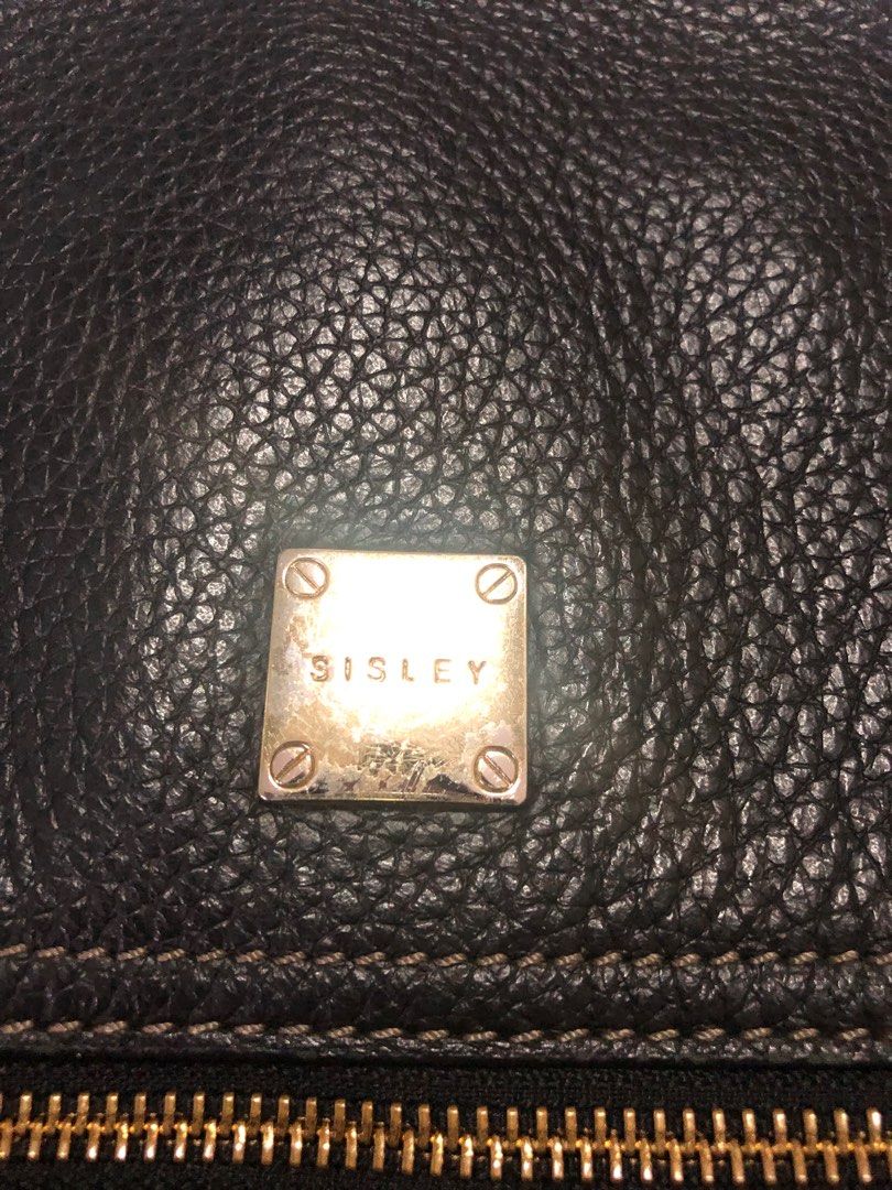 Sisley medium leather backpack, Women's Fashion, Bags & Wallets ...