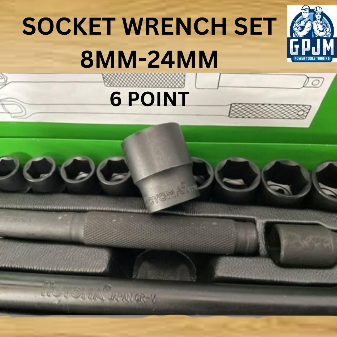 SOCKET WRENCH SET 17 PCS. 824MM (HOYOMA JAPAN) / CASH ON DELIVERY
