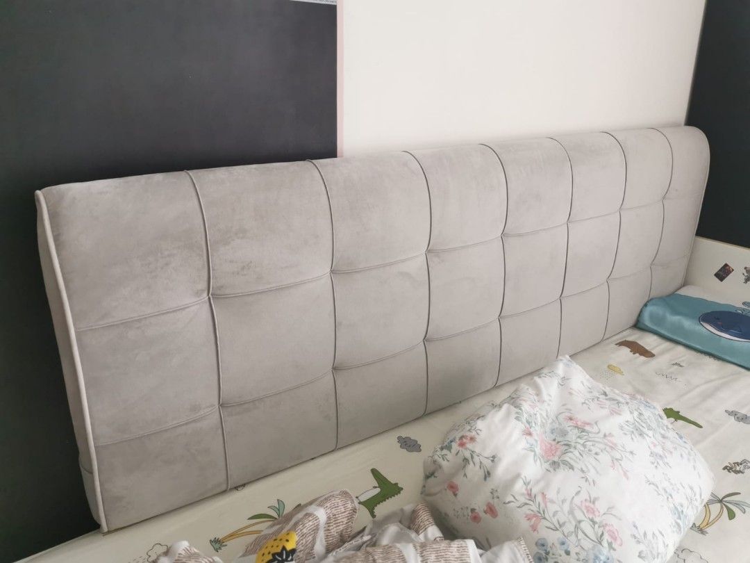 Soft King Size Bedhead Bed head headboard, Furniture & Home Living