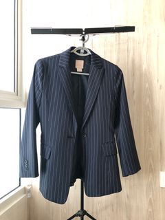 Striped formal blazer M