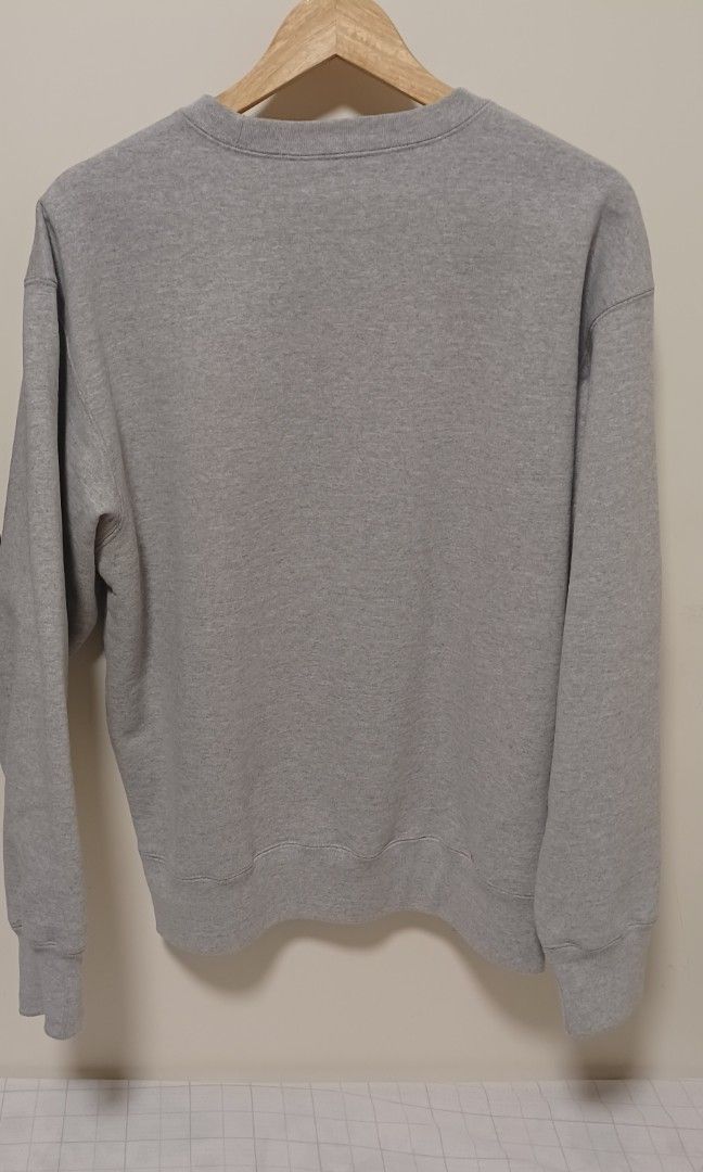 supreme 22FW WEEK 15 Box Logo Crewneck Heather Grey M, 名牌, 服裝