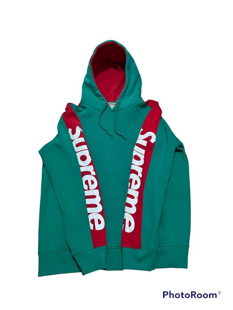 Supreme sideline sale hoodie green