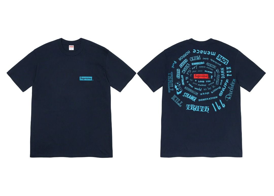 Supreme Spiral Tee (L)-