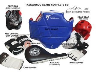 Taekwondo Gears Complete Set (Original Korean Gears)